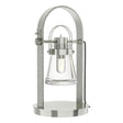 Hubbardton Forge 2014 Sterling Clear Glass (ZM) Erlenmeyer Table Lamp