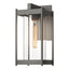 Hubbardton Forge 2023 Coastal Natural Iron Clear Glass (ZM) Cela Medium Outdoor Sconce