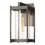 Hubbardton Forge 2023 Coastal Bronze Clear Glass (ZM) Cela Medium Outdoor Sconce
