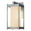 Hubbardton Forge 2023 Coastal Burnished Steel Opal Glass (GG) Cela Medium Outdoor Sconce