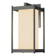 Hubbardton Forge 2023 Coastal Natural Iron Opal Glass (GG) Cela Large Outdoor Sconce