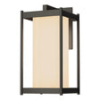 Hubbardton Forge 2023 Coastal Dark Smoke Opal Glass (GG) Cela Large Outdoor Sconce