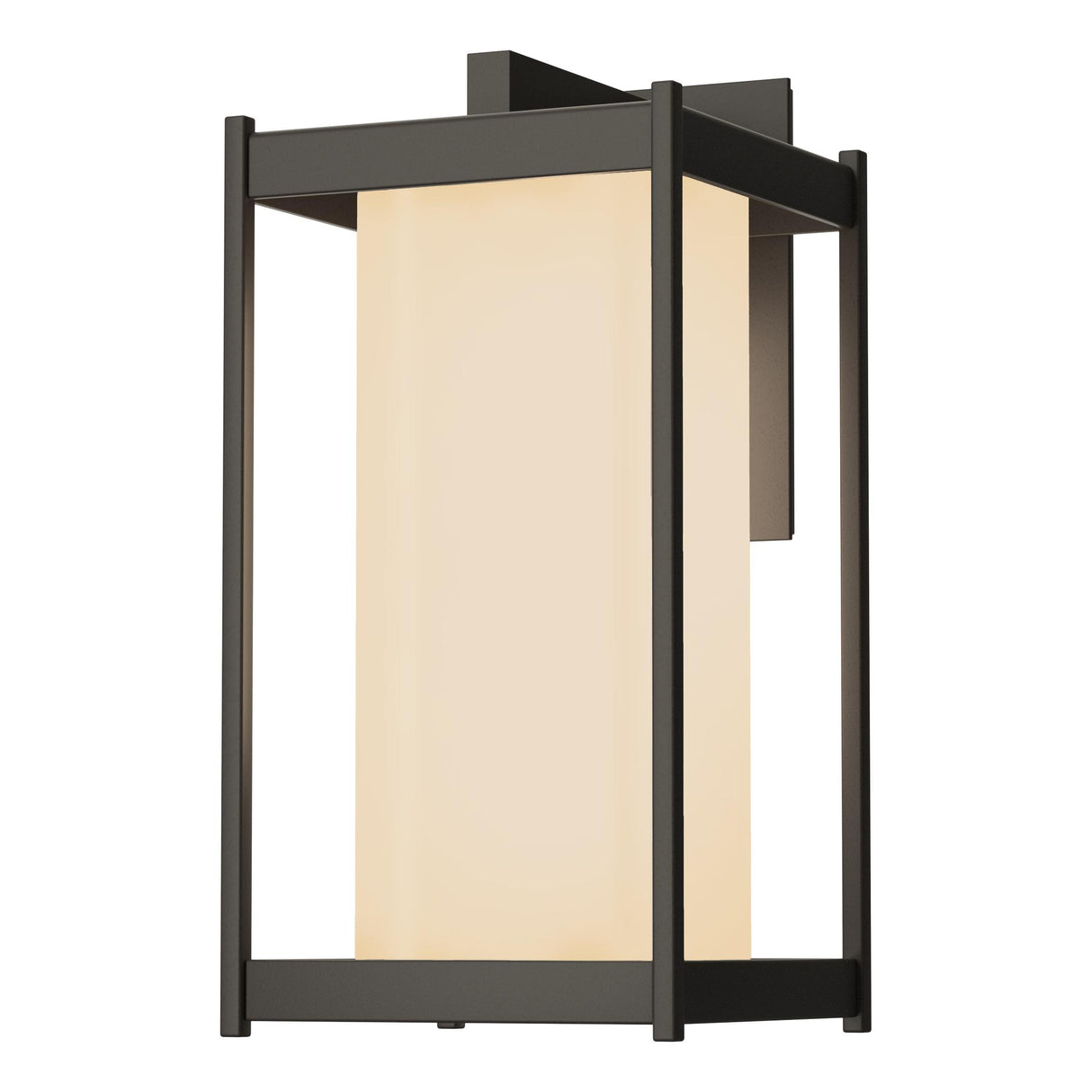 Hubbardton Forge 2023 Coastal Dark Smoke Opal Glass (GG) Cela Large Outdoor Sconce