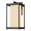 Hubbardton Forge 2023 Coastal Dark Smoke Opal Glass (GG) Cela Large Outdoor Sconce