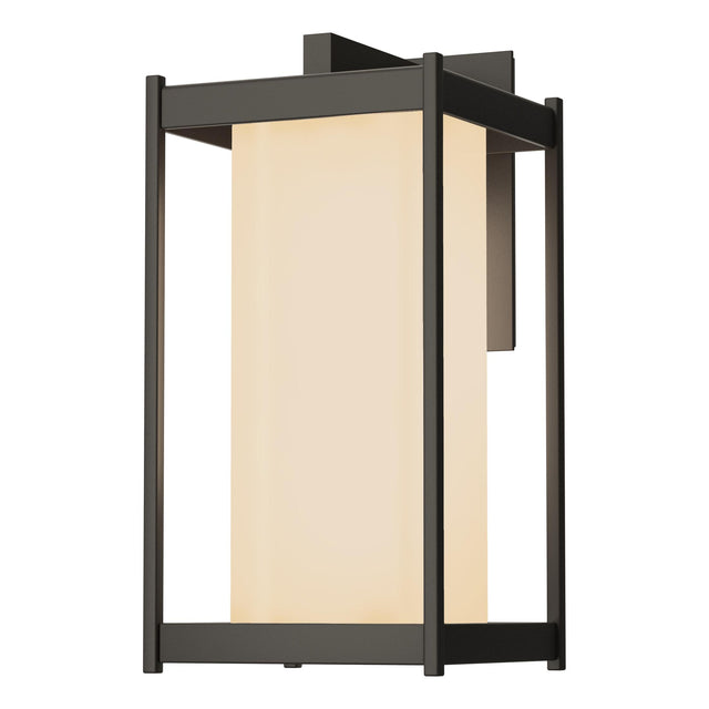Hubbardton Forge 2023 Coastal Dark Smoke Opal Glass (GG) Cela Large Outdoor Sconce