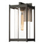 Hubbardton Forge 2023 Coastal Dark Smoke Clear Glass (ZM) Cela Large Outdoor Sconce