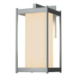 Hubbardton Forge 2023 Coastal Burnished Steel Opal Glass (GG) Cela Large Outdoor Sconce