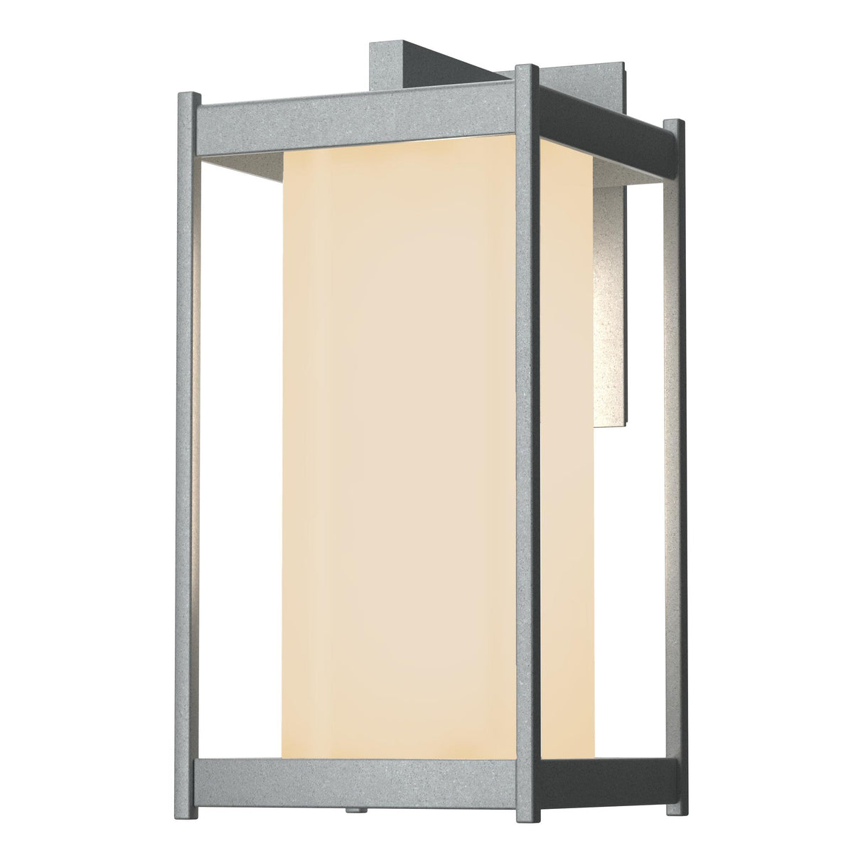 Hubbardton Forge 2023 Coastal Burnished Steel Opal Glass (GG) Cela Large Outdoor Sconce