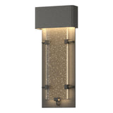 Hubbardton Forge 2016 Coastal Natural Iron Seeded Clear Glass (II) Ursa Small LED Outdoor Sconce