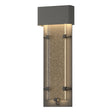 Hubbardton Forge 2016 Coastal Natural Iron Seeded Clear Glass (II) Ursa Large LED Outdoor Sconce