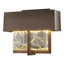Hubbardton Forge 2016 Coastal Bronze Clear Glass with Shards (YP) Shard Small LED Outdoor Sconce