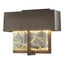 Hubbardton Forge 2016 Coastal Dark Smoke Clear Glass with Shards (YP) Shard Small LED Outdoor Sconce