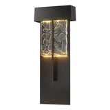 Hubbardton Forge 2020 Coastal Oil Rubbed Bronze Clear Glass with Shards (YP) Shard XL Outdoor Sconce