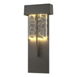 Hubbardton Forge 2020 Coastal Natural Iron Clear Glass with Shards (YP) Shard XL Outdoor Sconce