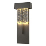 Hubbardton Forge 2020 Coastal Natural Iron Clear Glass with Shards (YP) Shard XL Outdoor Sconce