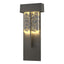 Hubbardton Forge 2020 Coastal Natural Iron Clear Glass with Shards (YP) Shard XL Outdoor Sconce