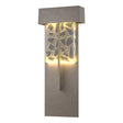 Hubbardton Forge 2020 Coastal Burnished Steel Clear Glass with Shards (YP) Shard XL Outdoor Sconce