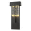 Hubbardton Forge 2020 Coastal Black Clear Glass with Shards (YP) Shard XL Outdoor Sconce