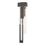 Hubbardton Forge 2018 Coastal Oil Rubbed Bronze Seeded Clear Glass (II) Left Rainfall Large LED Outdoor Sconce