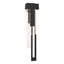 Hubbardton Forge 2018 Coastal Black Seeded Clear Glass (II) Right Rainfall Large LED Outdoor Sconce