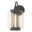 Hubbardton Forge 2022 Coastal Natural Iron Clear Glass (ZM) Fairwinds Outdoor Sconce