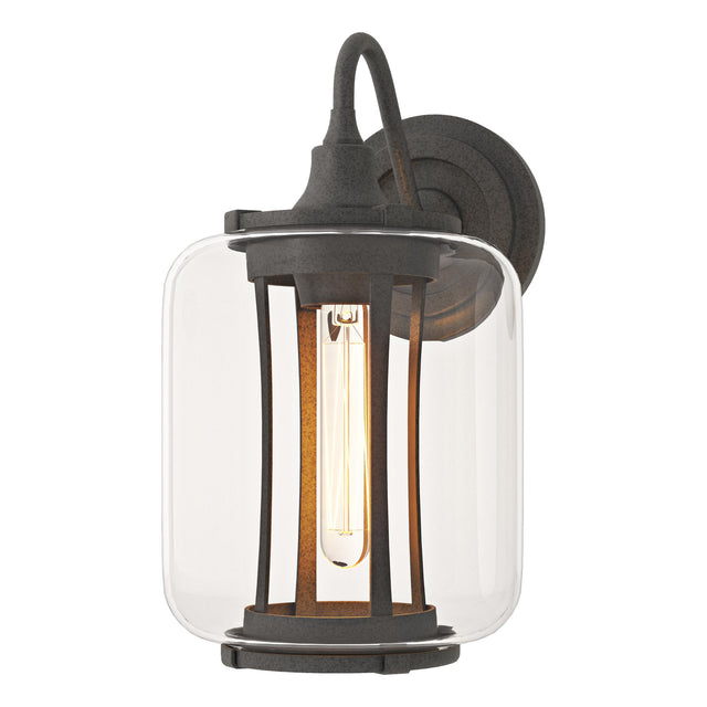 Hubbardton Forge 2022 Coastal Natural Iron Clear Glass (ZM) Fairwinds Outdoor Sconce