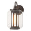 Hubbardton Forge 2022 Coastal Bronze Clear Glass (ZM) Fairwinds Outdoor Sconce