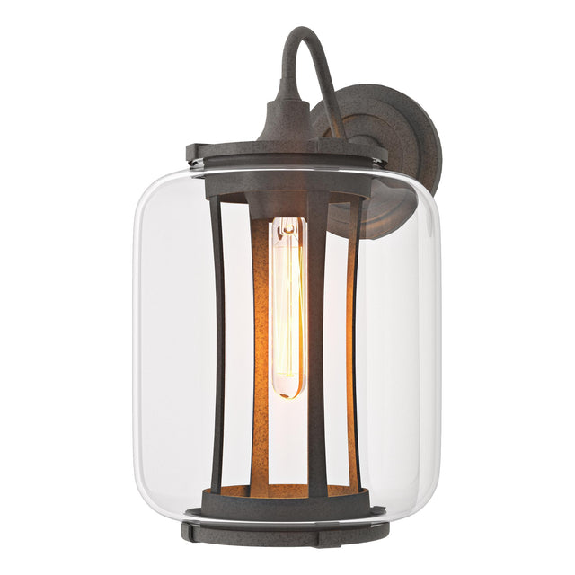 Hubbardton Forge 2022 Coastal Natural Iron Clear Glass (ZM) Fairwinds Large Outdoor Sconce