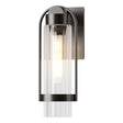 Hubbardton Forge 2023 Coastal Oil Rubbed Bronze Clear Glass (ZM) Alcove Small Outdoor Sconce