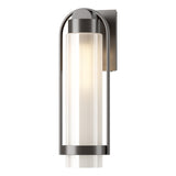 Hubbardton Forge 2023 Coastal Oil Rubbed Bronze Frosted Glass (FD) Alcove Medium Outdoor Sconce
