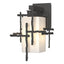 Hubbardton Forge 2023 Coastal Natural Iron Opal Glass (GG) Tura Small Outdoor Sconce