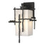 Hubbardton Forge 2023 Coastal Natural Iron Opal Glass (GG) Tura Medium Outdoor Sconce