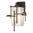 Hubbardton Forge 2023 Coastal Bronze Opal Glass (GG) Tura Medium Outdoor Sconce
