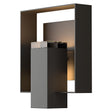 Hubbardton Forge 2018 Coastal Oil Rubbed Bronze Coastal Oil Rubbed Bronze Clear Glass (ZM) Shadow Box Outdoor Sconce