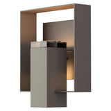 Hubbardton Forge 2018 Coastal Dark Smoke Coastal Oil Rubbed Bronze Clear Glass (ZM) Shadow Box Outdoor Sconce