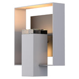 Hubbardton Forge 2018 Coastal Burnished Steel Coastal Oil Rubbed Bronze Clear Glass (ZM) Shadow Box Outdoor Sconce
