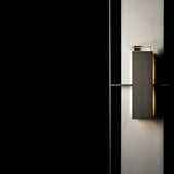 Hubbardton Forge 2023 Coastal Oil Rubbed Bronze Coastal Burnished Steel Clear Glass (ZM) Shadow Box Extra Tall Sconce