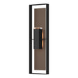 Hubbardton Forge 2023 Coastal Black Coastal Bronze Clear Glass (ZM) Shadow Box Extra Tall Sconce