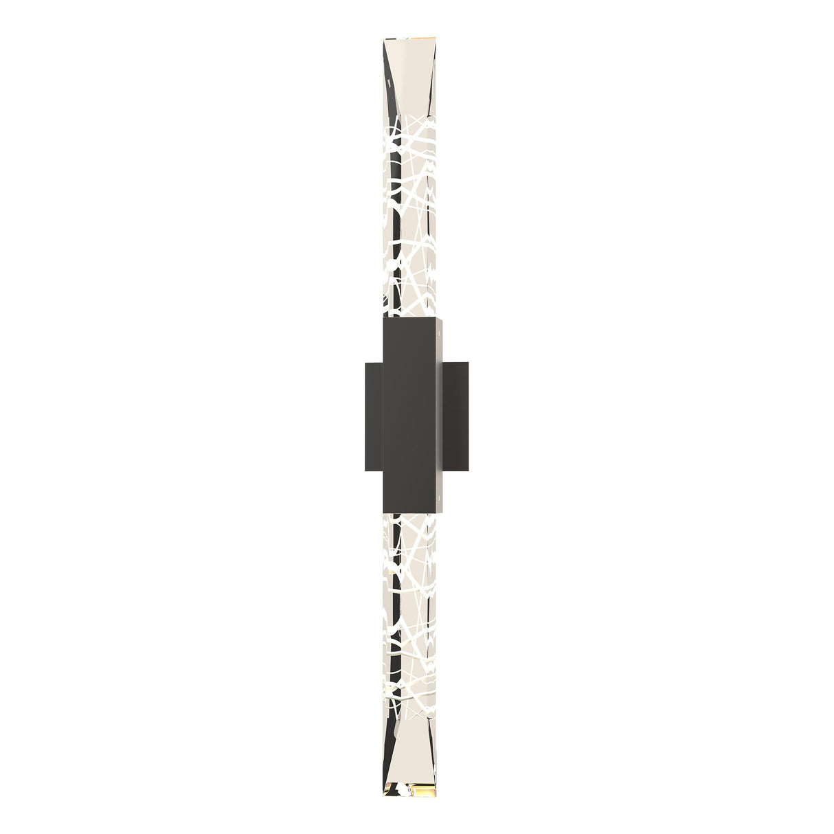 Hubbardton Forge 2019 Coastal Oil Rubbed Bronze Clear Glass (ZM) Refraction Large Outdoor Sconce