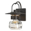 Hubbardton Forge 2014 Coastal Oil Rubbed Bronze Clear Glass (ZM) Mason Outdoor Sconce