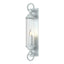 Hubbardton Forge 2015 Coastal Burnished Steel Clear Glass (ZM) Cavo Large Outdoor Wall Sconce