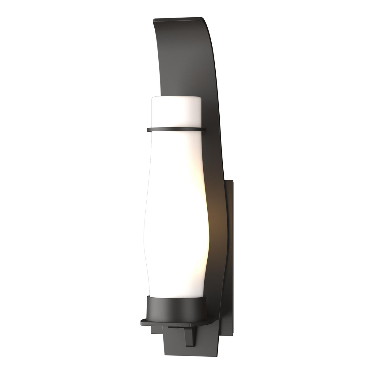 Hubbardton Forge 2008 Coastal Oil Rubbed Bronze Opal Glass (GG) Sea Coast Outdoor Sconce