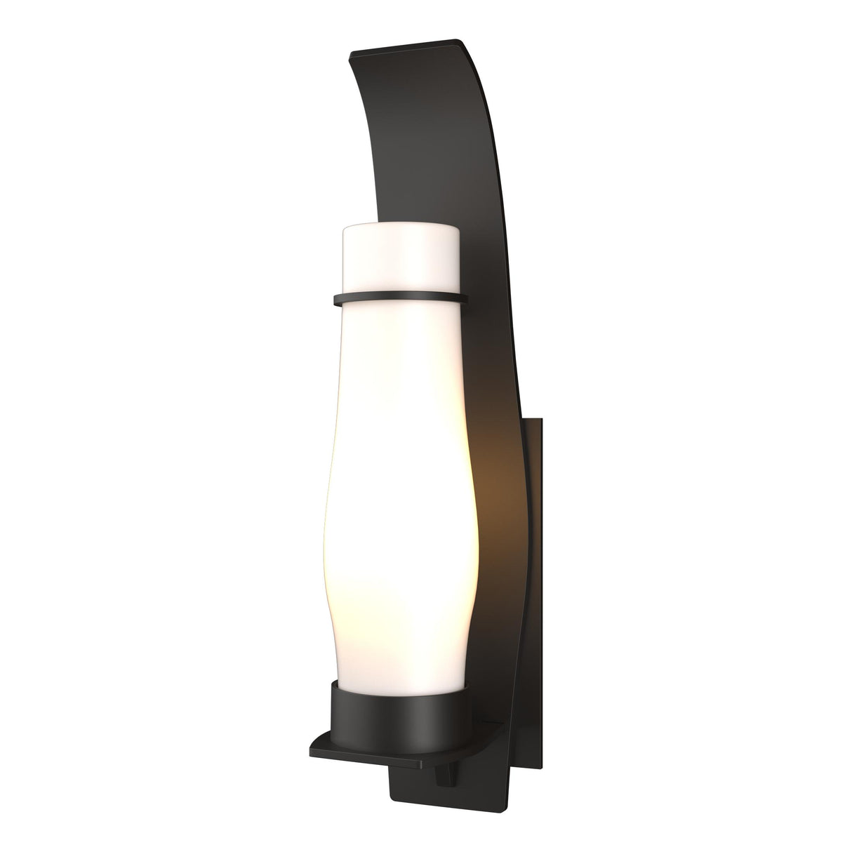 Hubbardton Forge 2008 Coastal Oil Rubbed Bronze Opal Glass (GG) Sea Coast Large Outdoor Sconce