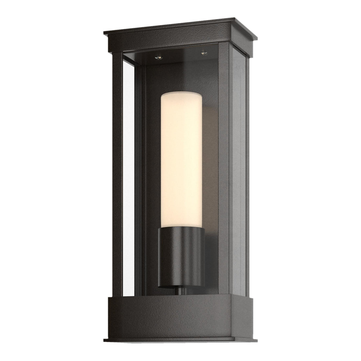 Hubbardton Forge 2015 Coastal Oil Rubbed Bronze Opal Glass (GG) Portico Small Outdoor Sconce