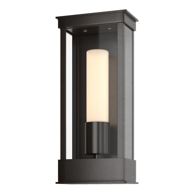 Hubbardton Forge 2015 Coastal Oil Rubbed Bronze Opal Glass (GG) Portico Small Outdoor Sconce