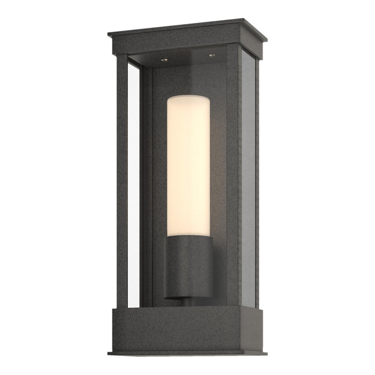 Hubbardton Forge 2015 Coastal Natural Iron Opal Glass (GG) Portico Small Outdoor Sconce