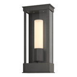 Hubbardton Forge 2015 Coastal Natural Iron Opal Glass (GG) Portico Small Outdoor Sconce