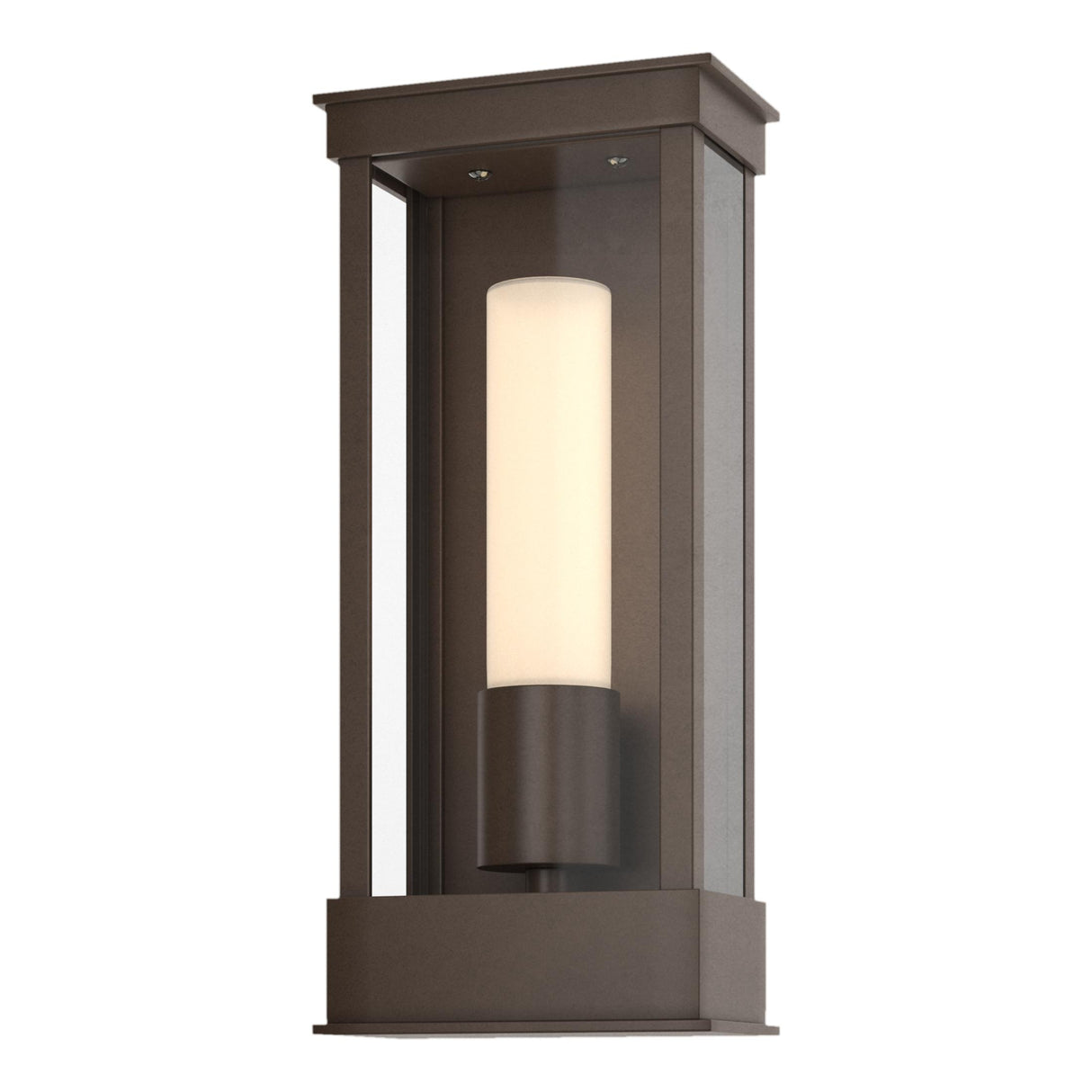 Hubbardton Forge 2015 Coastal Bronze Opal Glass (GG) Portico Small Outdoor Sconce