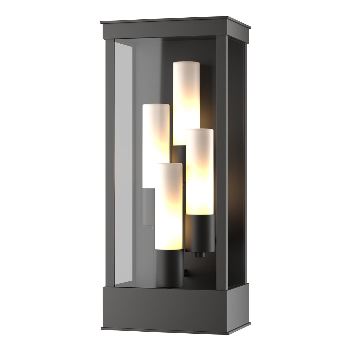 Hubbardton Forge 2015 Coastal Oil Rubbed Bronze Opal Glass (GG) Portico Large Outdoor Sconce
