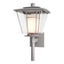 Hubbardton Forge 2010 Coastal Burnished Steel Clear Glass with Opal Diffuser (ZU) Beacon Hall Outdoor Sconce